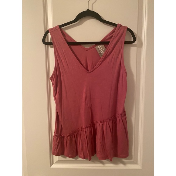 Anthropologie Dolan Left Coast Pomona Peplum Tank - Picture 2 of 5
